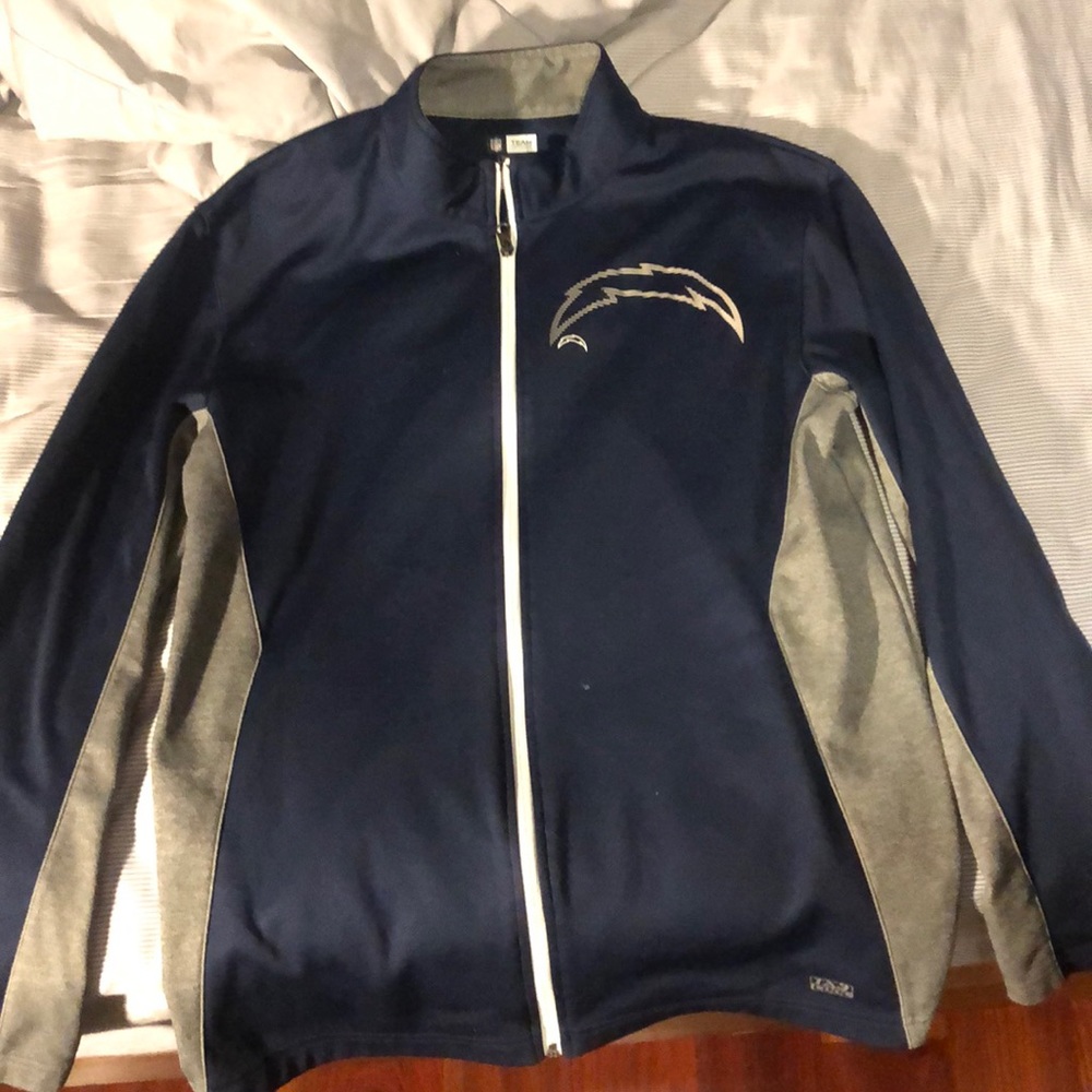 NFL Chargers zip-down